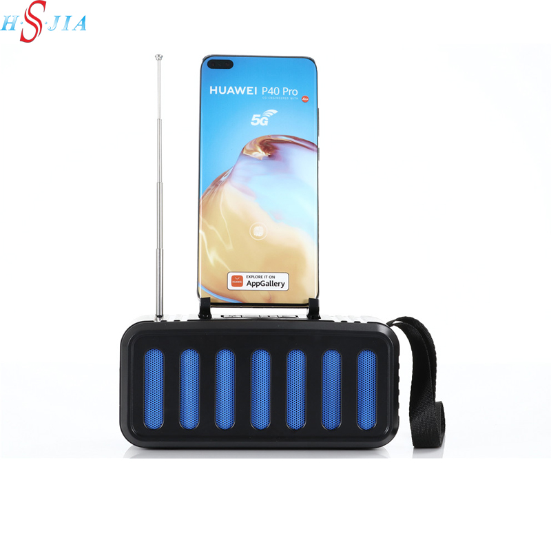 HS-2468 Small speaker wireless portable speaker solar panel