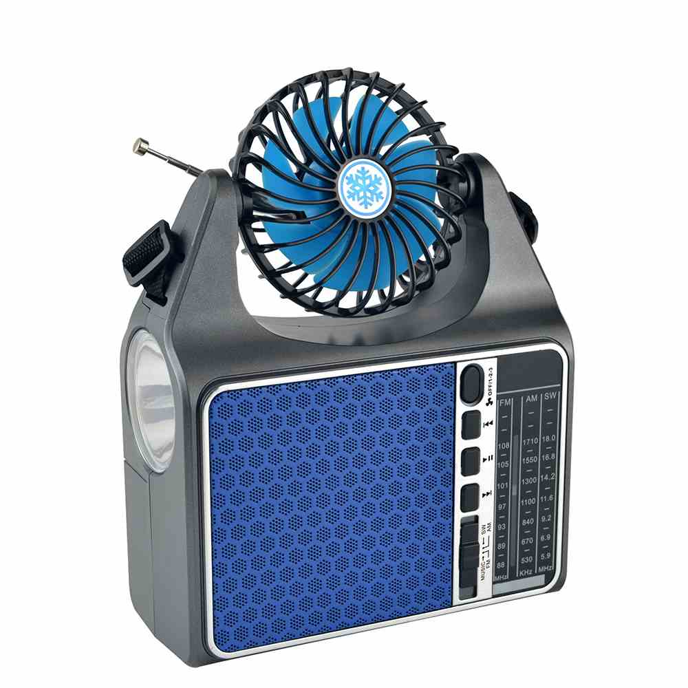 HS-2760 Special model Speaker Solar powered wireless outdoor Speaker with Fan