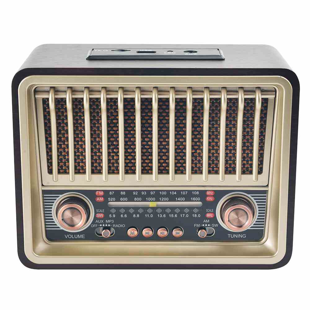 HS-2804 High Quality Fashion Design USB SD Card Play Retro Radio Speaker fm radi