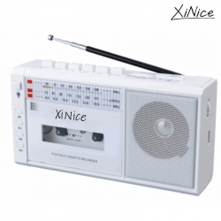 MLK-7884 Retro Style Radio cassette tape recorder with usb Radio am fm radio