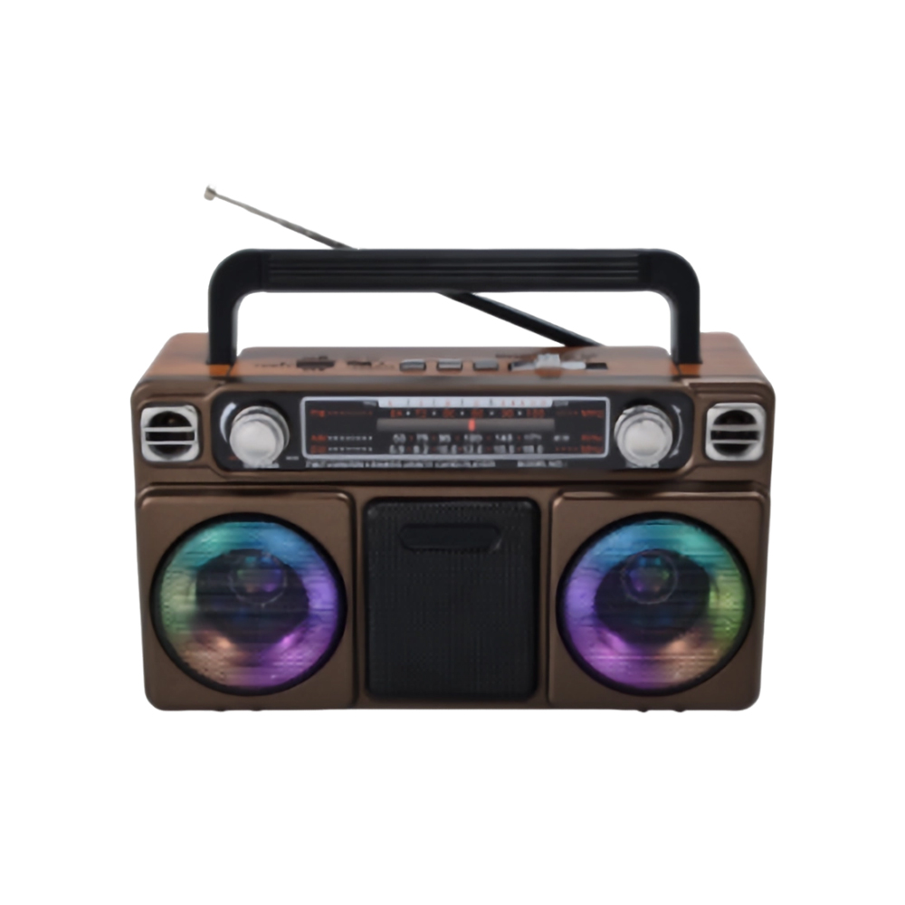 MLK-7817 Retro Style Portable Desktop Radio Stereo Sound with Disco Light