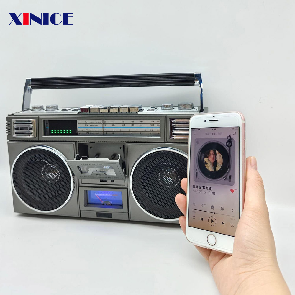 MLK-7821 Old radio Vintage Speaker remote control Radio cassette player 