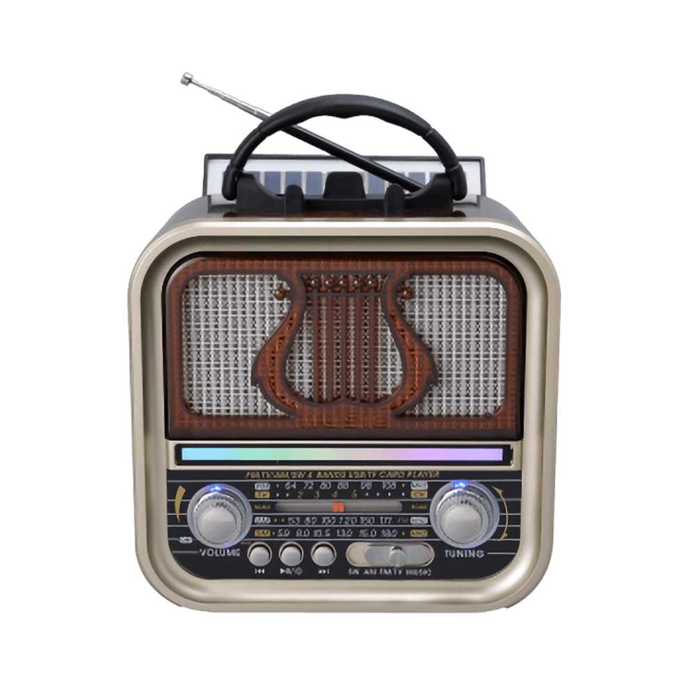 Fashion Classic battery operated radio Disco light stereo sound radio