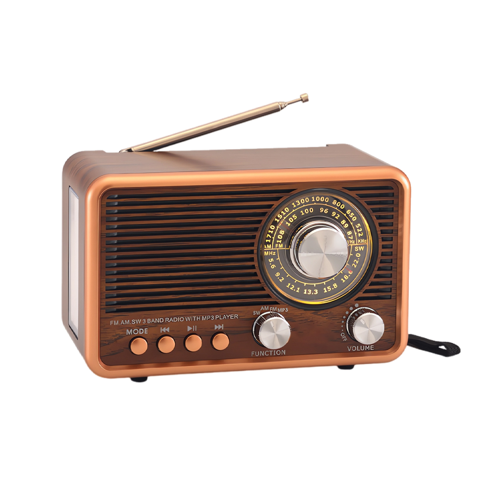 Newest Torch Radio Wireless Vintage Radio TF Card usb port to play music