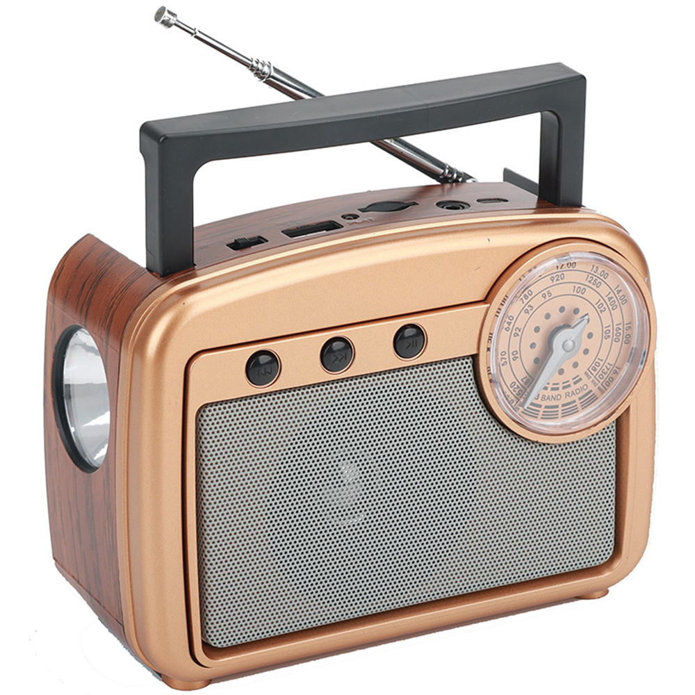 Old Fashioned long range radio old vintage rechargeable Home Retro Style Radio