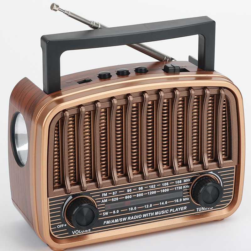 High Sensitivity Retro Portable Radio rechargeable transistor handheld Radio