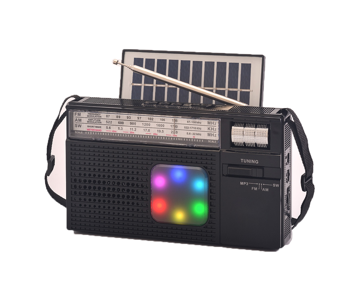 MLK-7900 New Coming am fm shortwave Radio music player solar powered Radio 