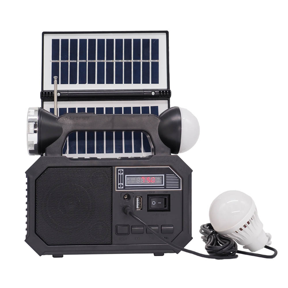 MLK-7901 New Arrival Solar Radio power bank with Torch light Emergency radio