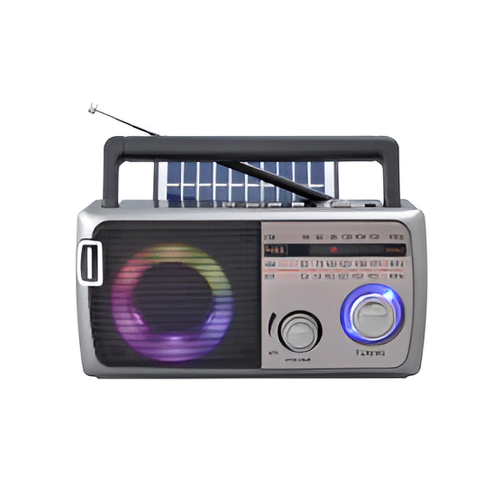 Newest Am Fm Sw shortwave Radio with Disco Light Tws Stereo Sound portable radio