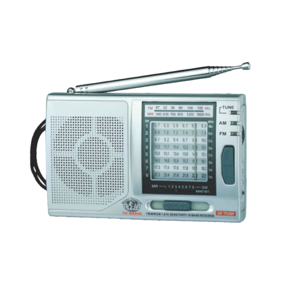 MLK-7956 Best Sale World Radio Receiver Mini Am Fm Sw 10 Band Radio Micro Dc