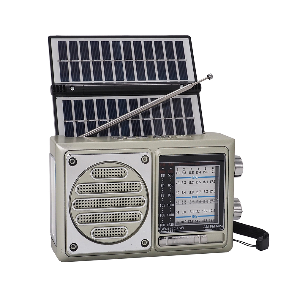 MLK-7934 New Trending Dual solar power radio portable am fm radio with Led Torch