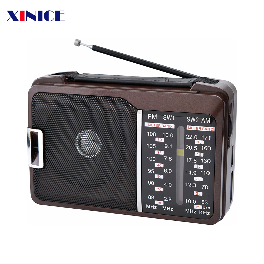 MLK-7952 High Sensitivity Portable radio Battery Operated 4 Band Radio Receiver