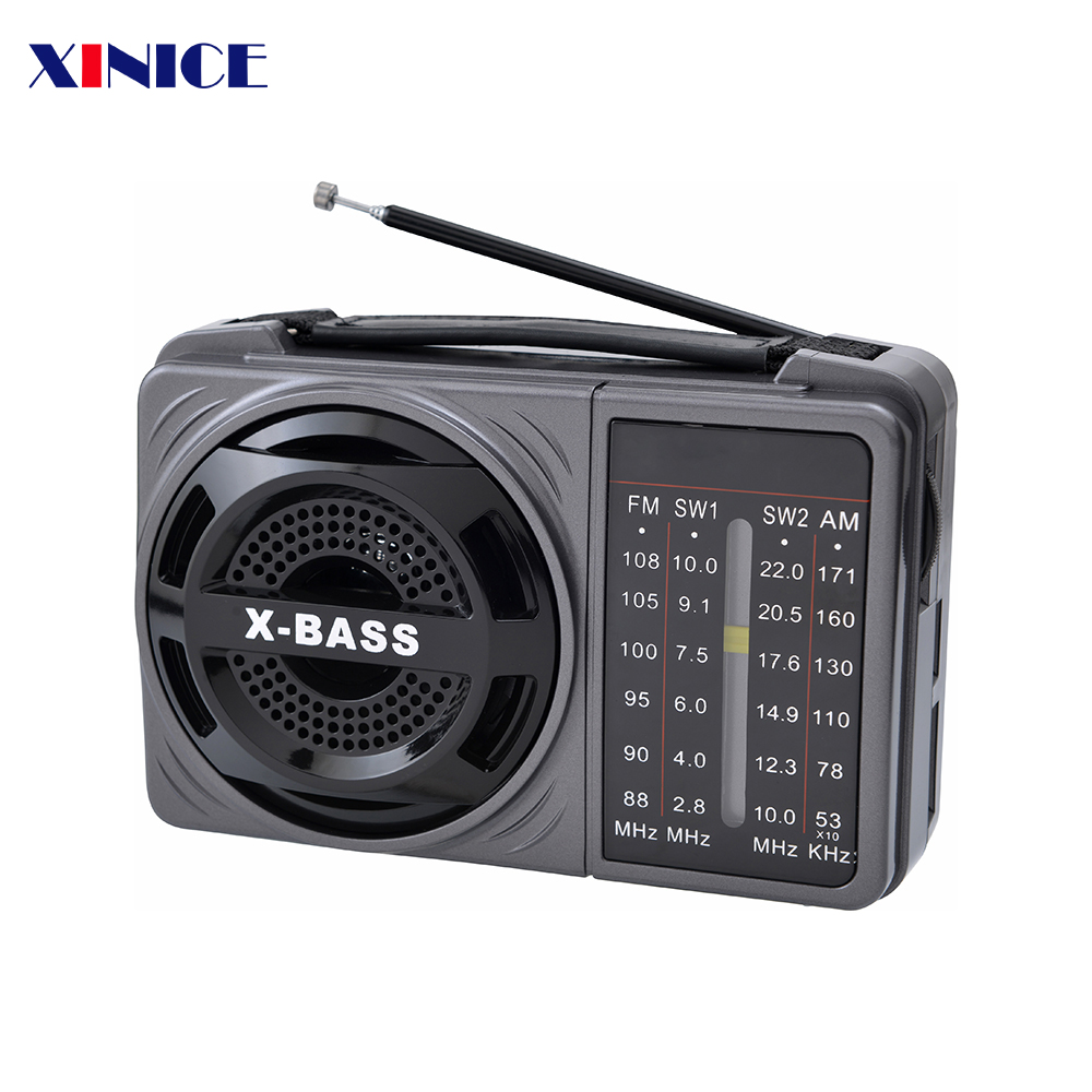 MLK-7953 Retro radio portable Am Fm Sw 4 Band Radio with Ac 220v Power Supply 