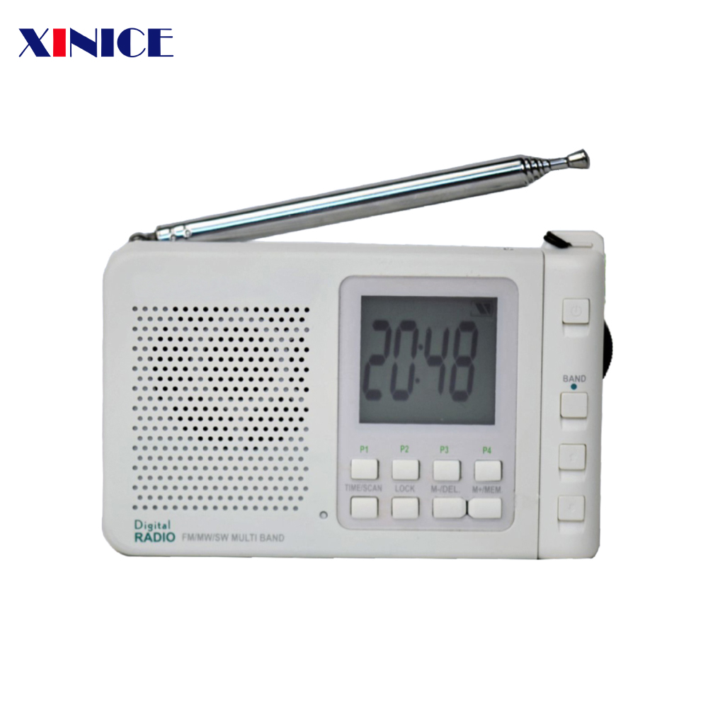 Classic Style Mini Fm Portable Digital Two Way Radio Am Fm Sw multi Radio 