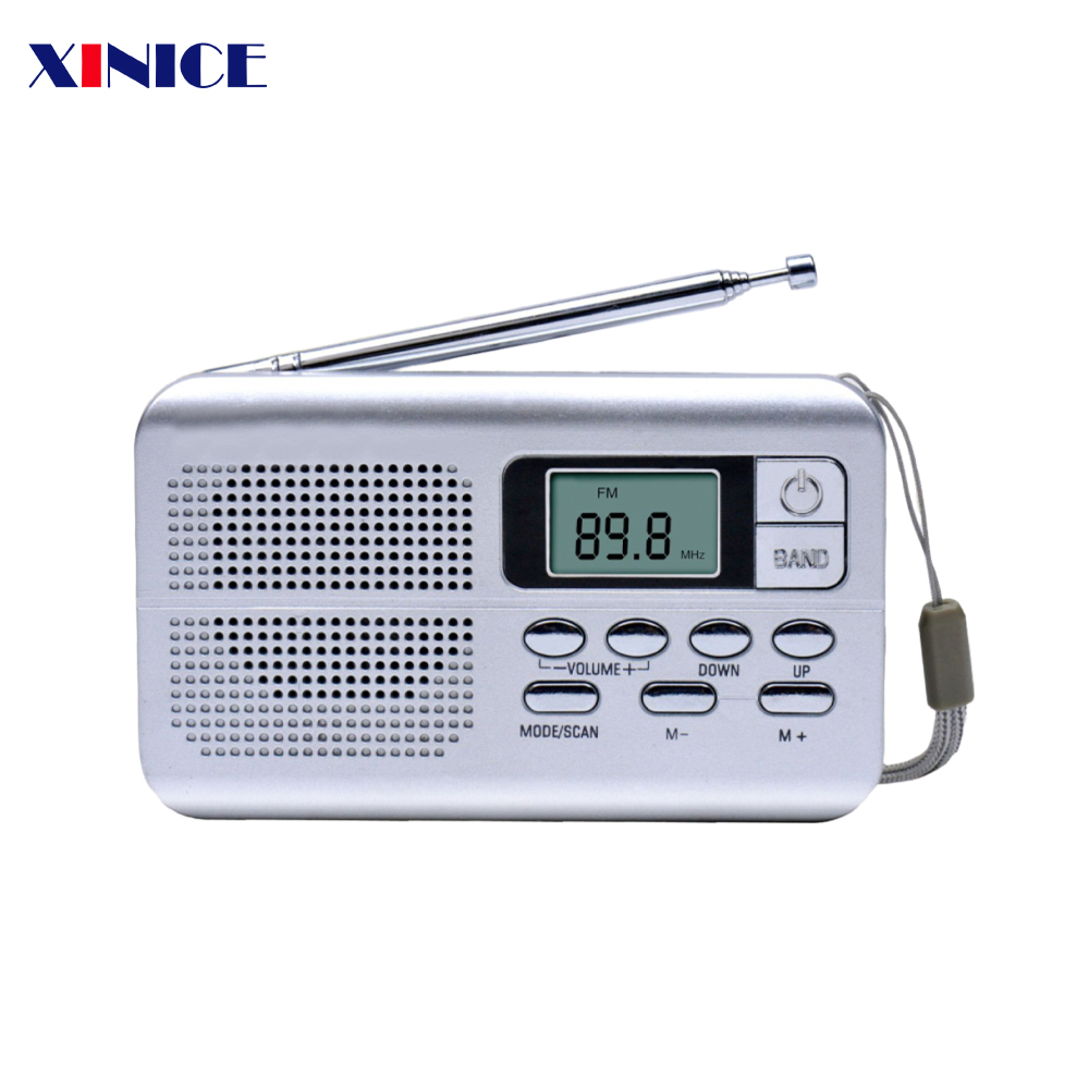Hot selling Fm Am Pocket Portable Radio Handheld Slim Radio with Digital Display