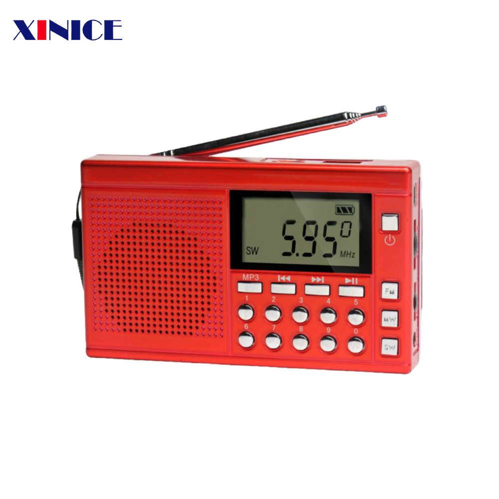 Latest pocket portable am fm Radio full band outdoor Radio Mp3 player