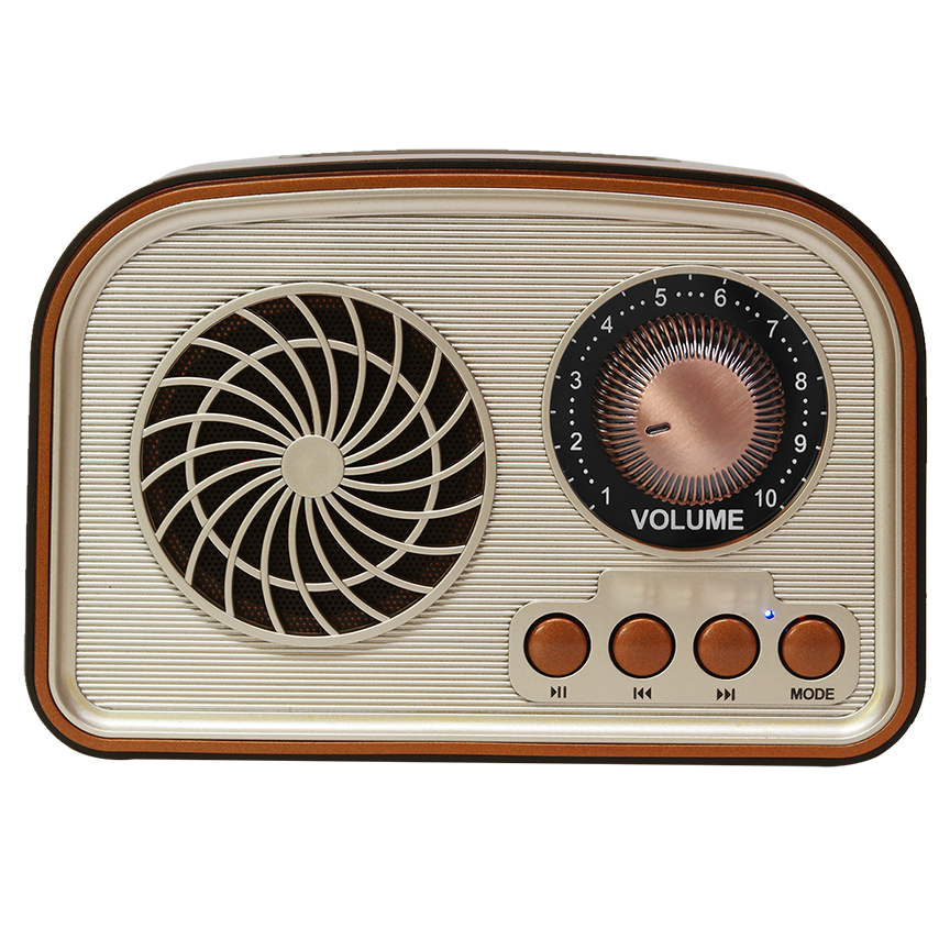 Classic Style Rechargeable Mp3 Player Fm Blue Tooth Radio Vintage Antique Radio
