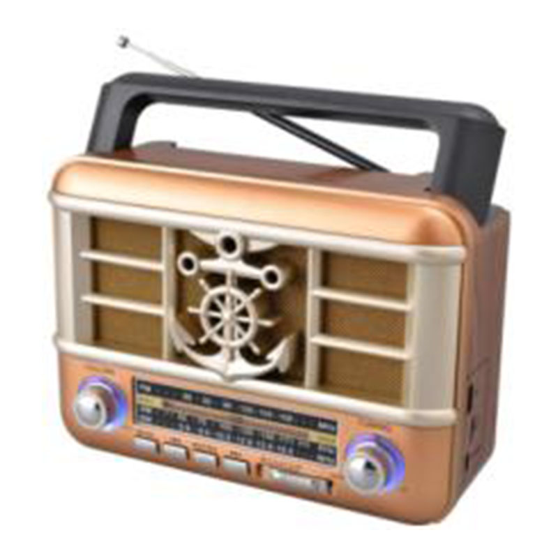 Portable Rechargeable Retro desktop Radio Fm Am 3 Band Radio solar energy radio