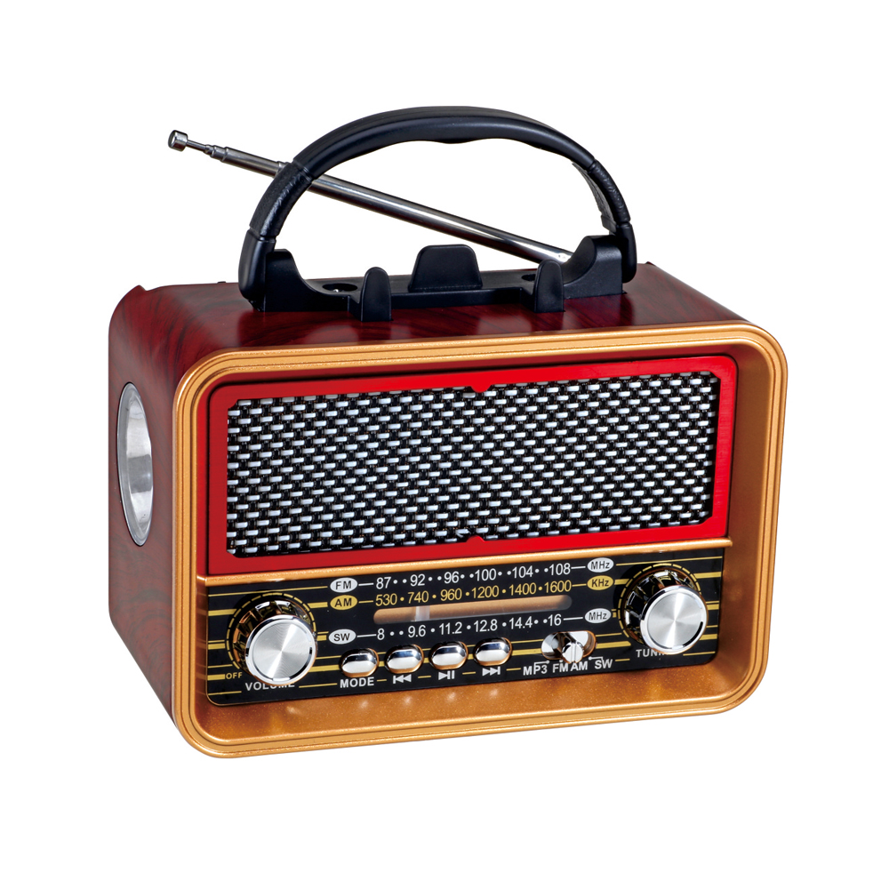 Factory Selling Retro Vintage Usb Radio Home Desktop Am Fm Portable Radio