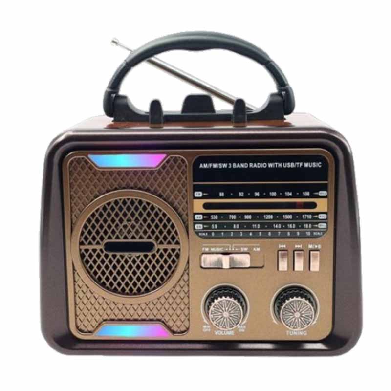 Old Fashioned handheld wireless Radio home portable Am Fm multi band Radio