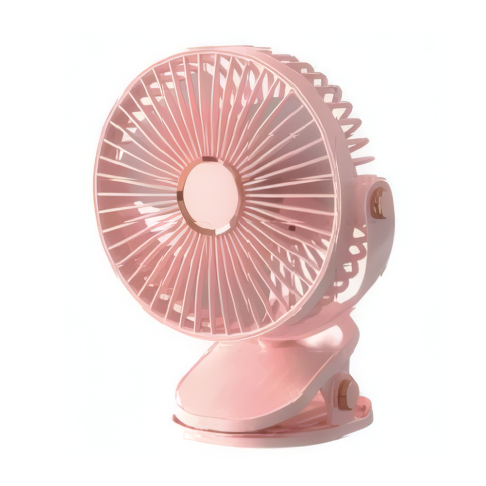 Portable Desktop Fan 5 Speed Outdoor  Usb Rechargeable Travel Mini Clip Fan 