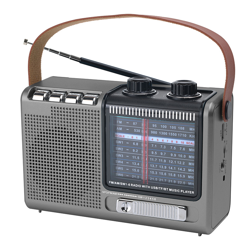 New Model portable multi band Radio receivers aux input battery operated Radio