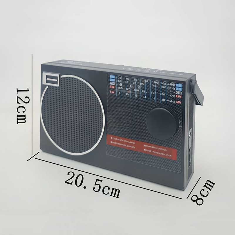High sensitivity AM/FM/SW/TV/LW 4 band Radio mp3 player battery powered Radio