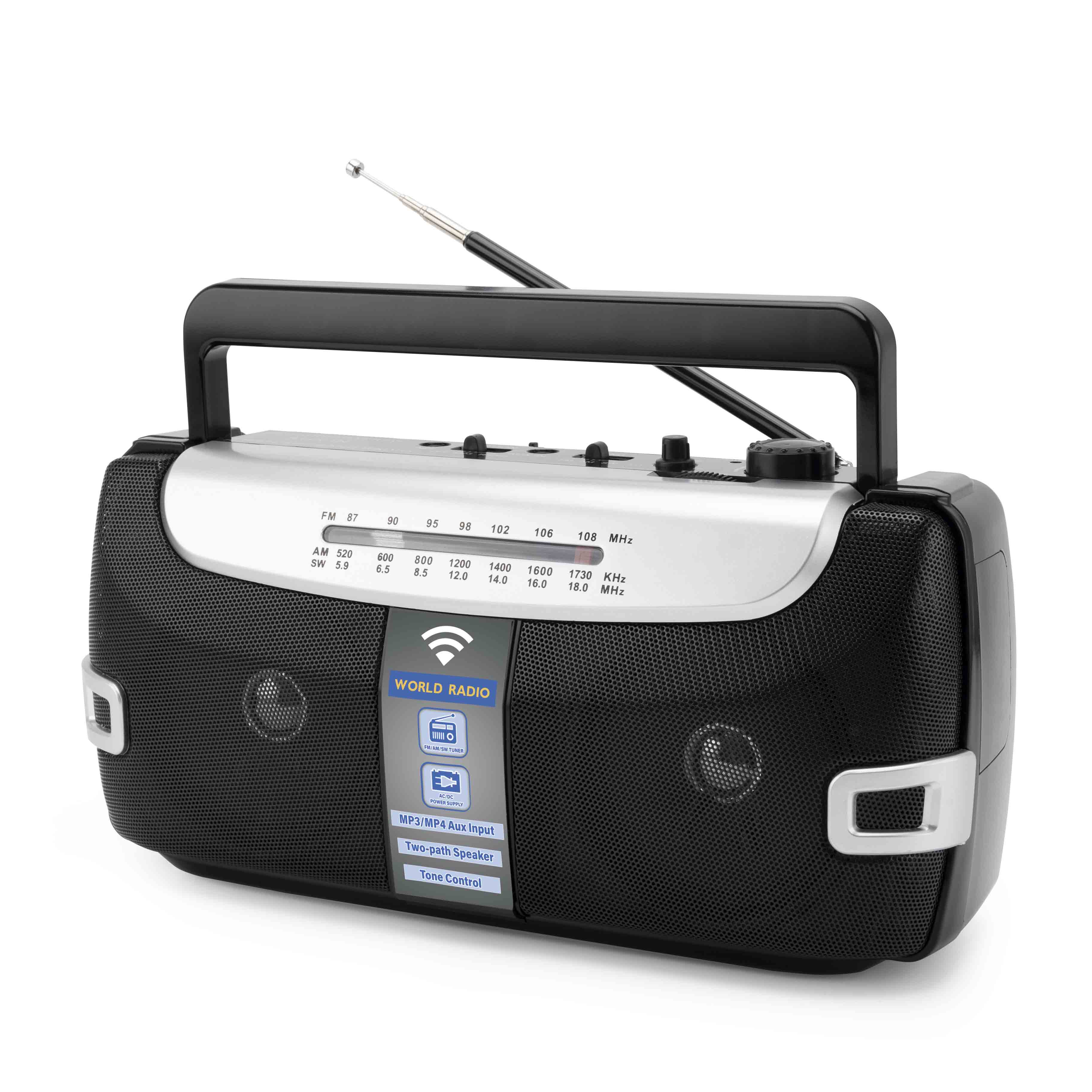 Fm Am Sw best world receiver Radio mp3/mp4 Radio player bluetooth with aux