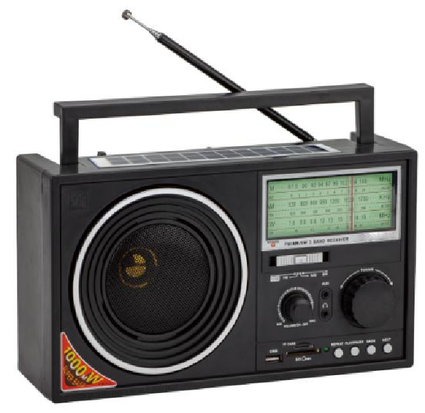 Hot Sale sd slot usb player solar powered Radio built-in speaker outdoor radio