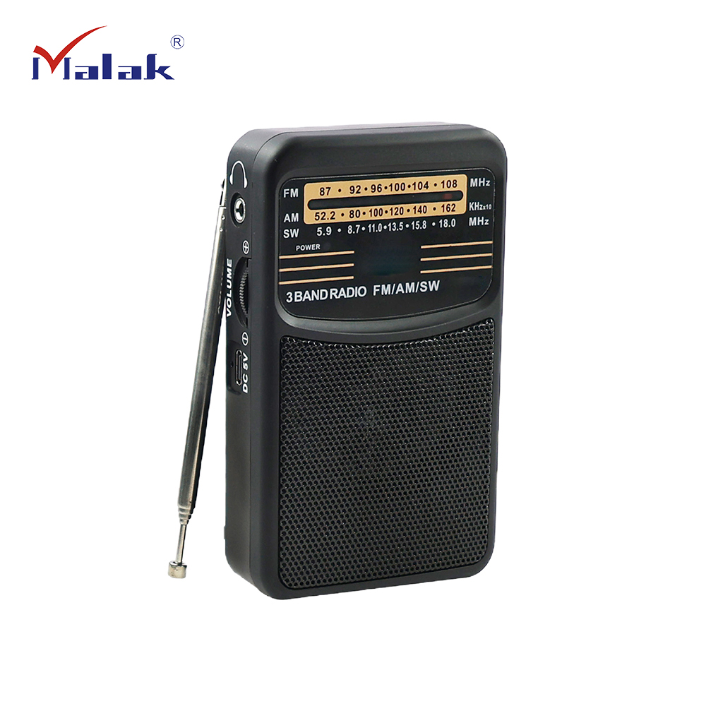 Small transistor Fm Am Sw pocket Radio receiver portable mp3 player mini Radio 